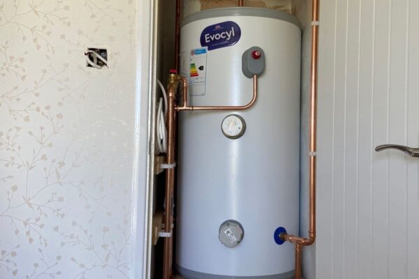 a hot water cylinder by evocyl brand