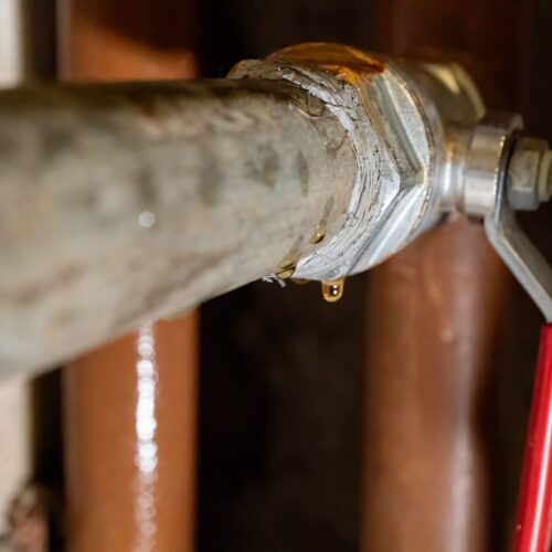 leaking pipe
