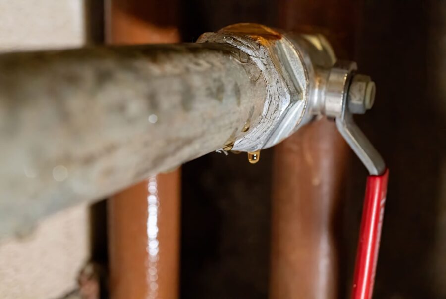 leaking pipe